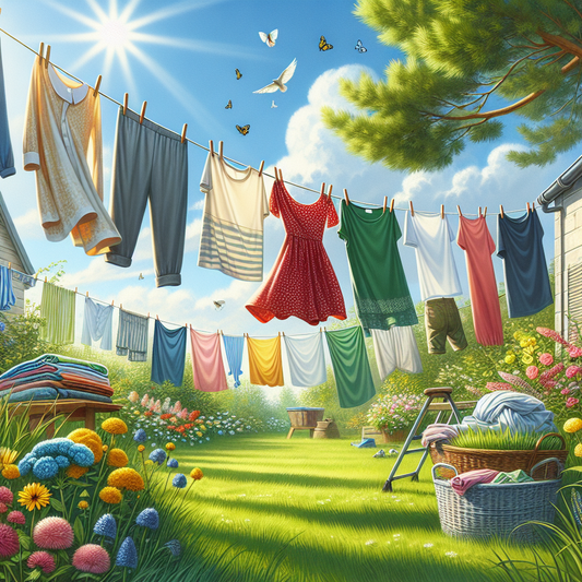 Durée de séchage du linge en plein air durant l'été
