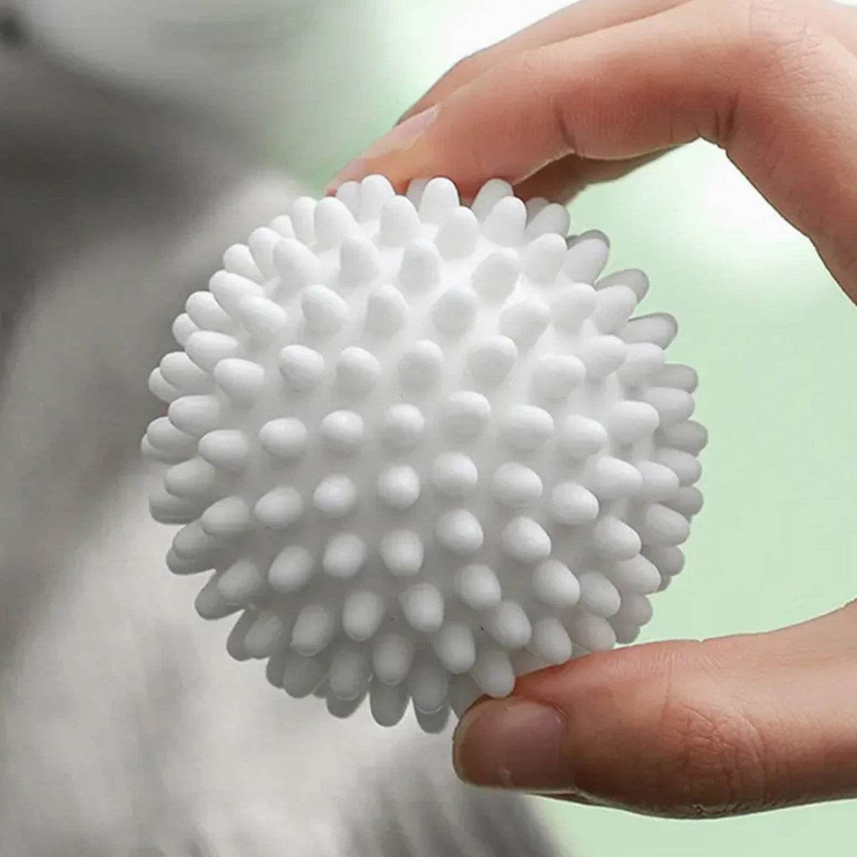 4 Boules Douceur Anti-Froissage Blanches - L'Univers de l'Étendoir