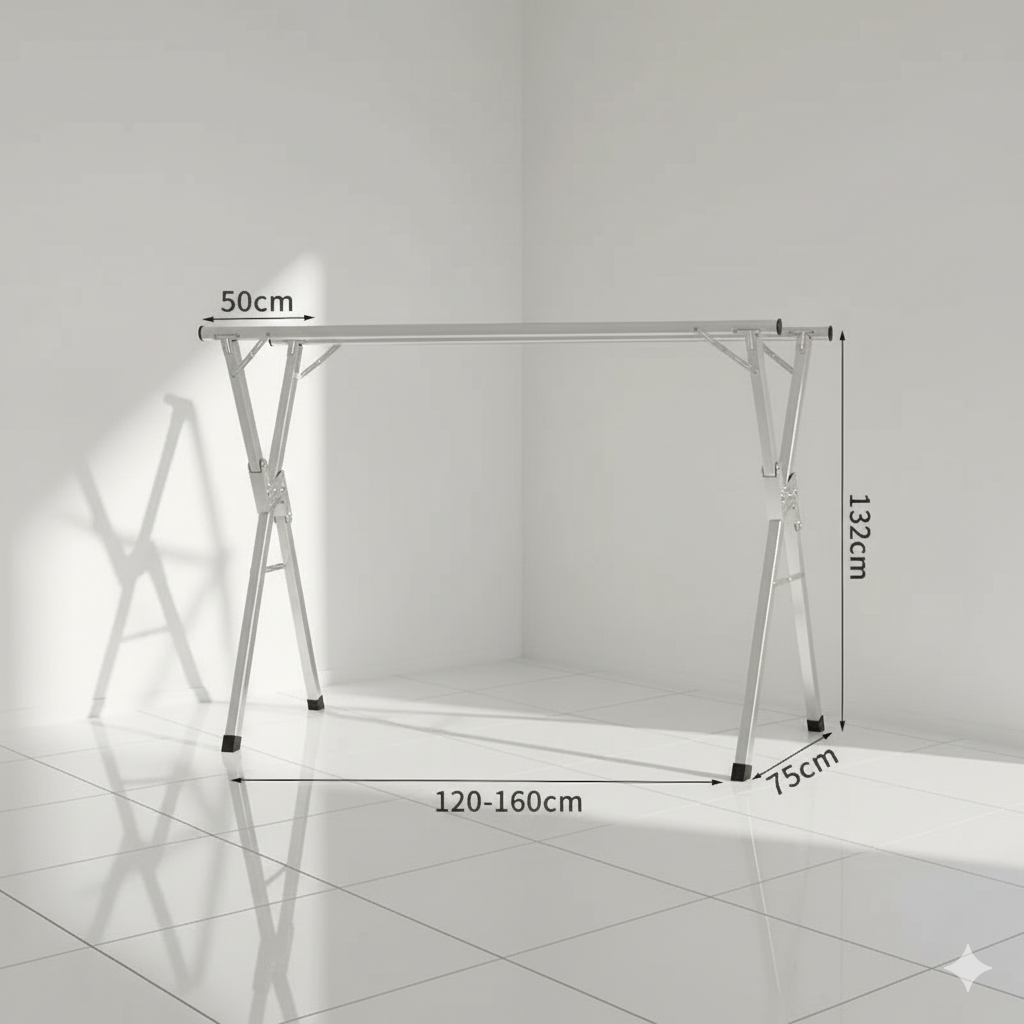 Étendoir à linge Pliable en Acier L'Univers de l'Étendoir