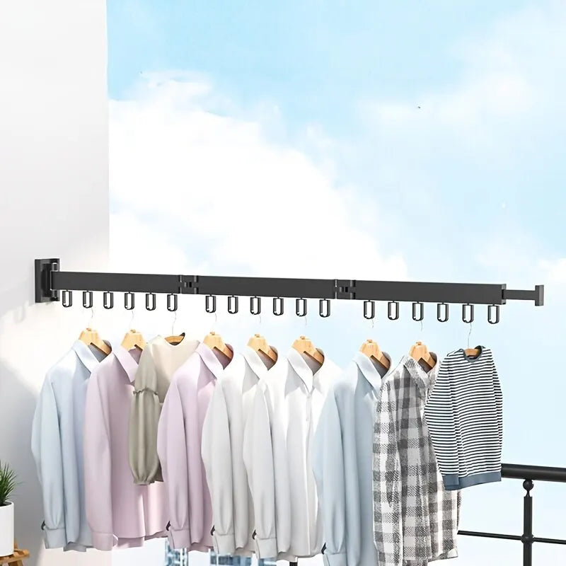 Étendoir à linge Murale Extensible en Fer