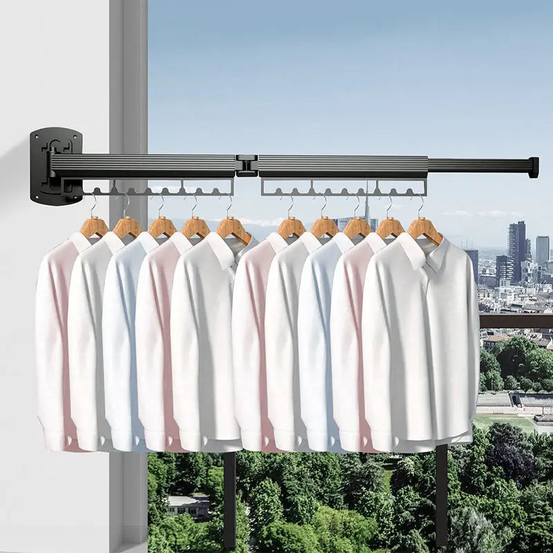 Étendoir Murale en Aluminium à linge Extensible