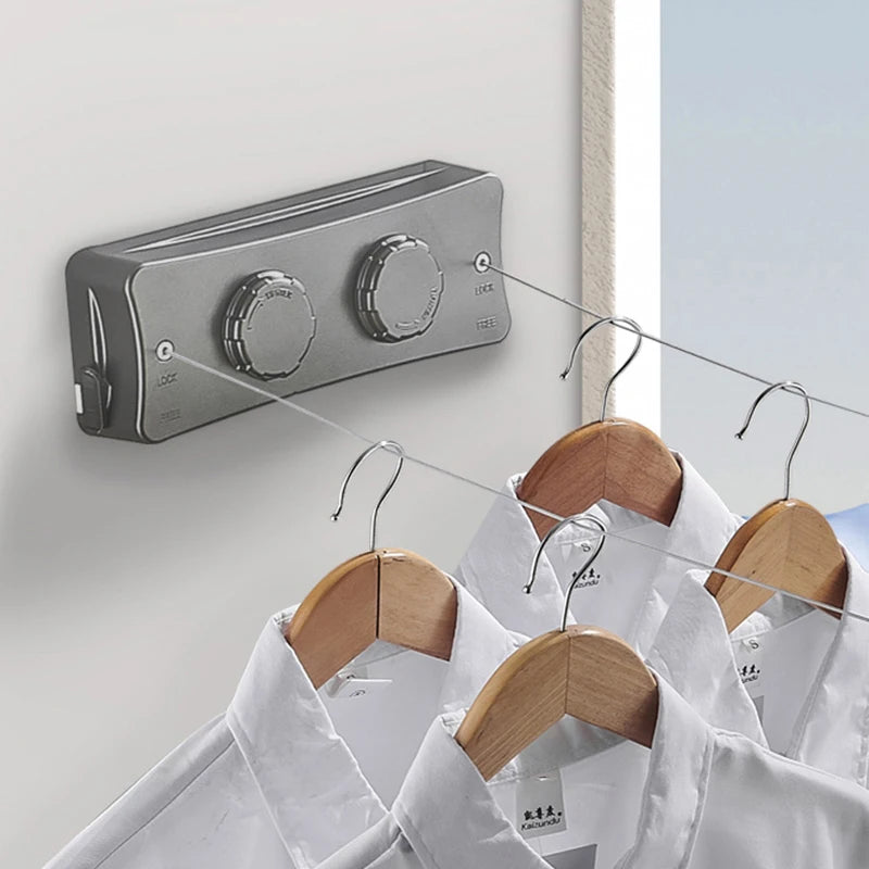 Étendoirs à Linge Rétractable Double Ligne