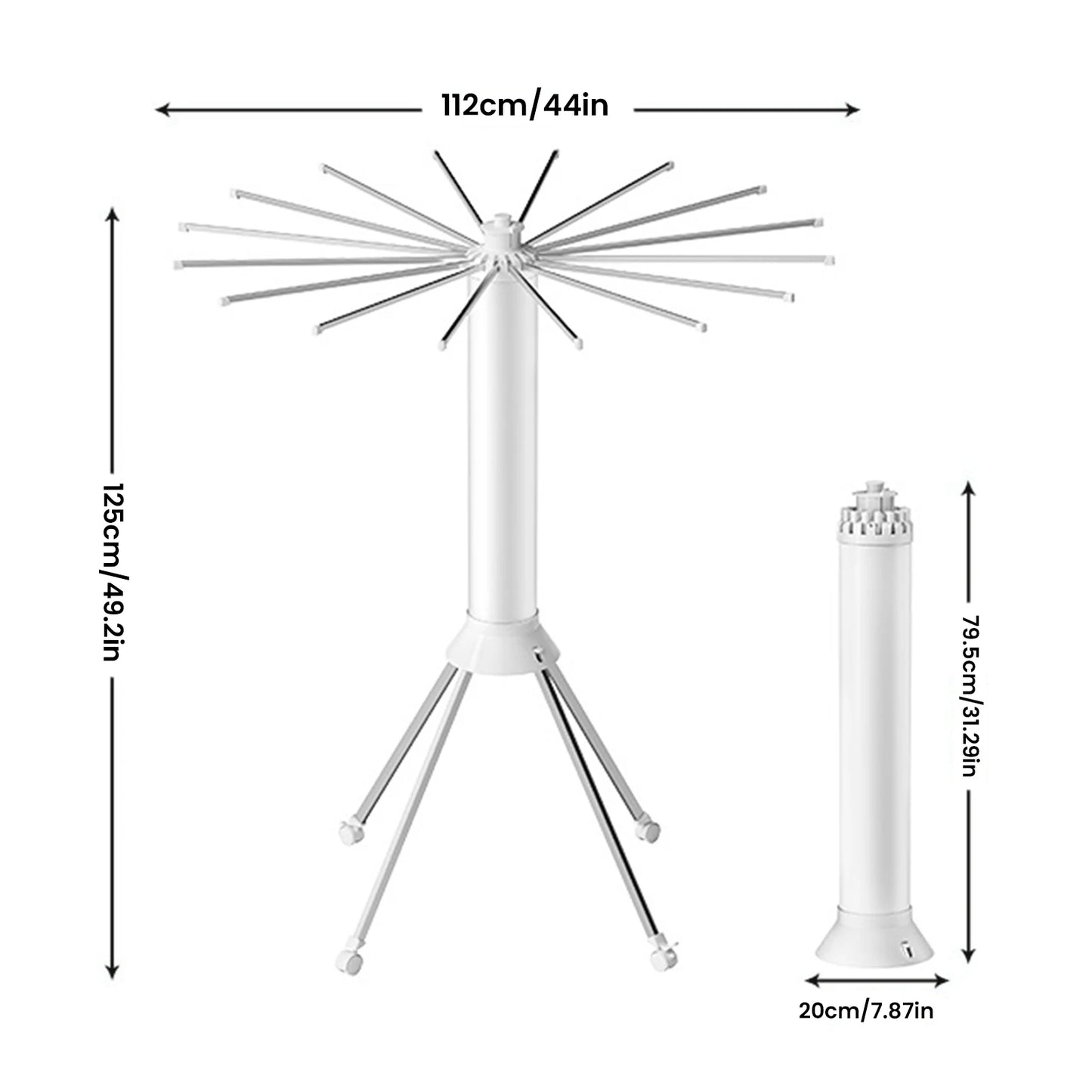 Étendoirs en Aluminium Parapluie à linge