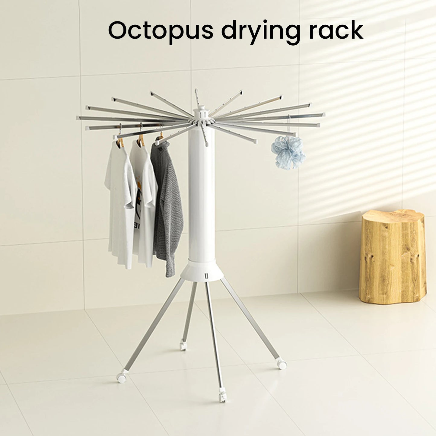 Étendoirs Parapluie à linge en Aluminium