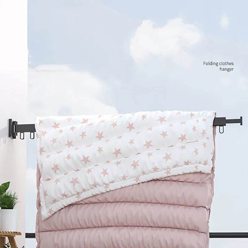 Étendoir à linge Extensible Murale en Acier - L'Univers de l'Étendoir