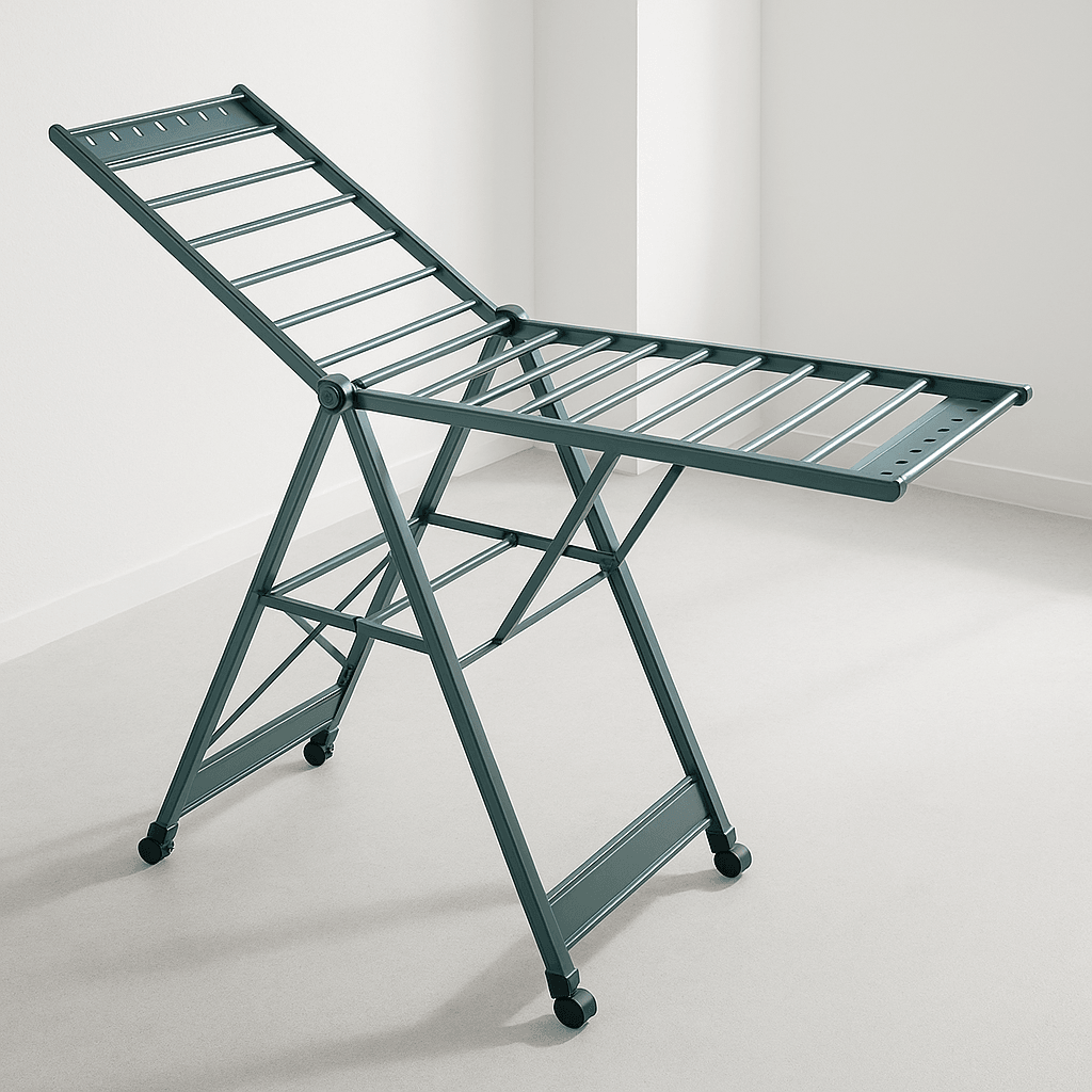 Étendoir à linge Multifonctionnel sur pied en Aluminium - L'Univers de l'Étendoir
