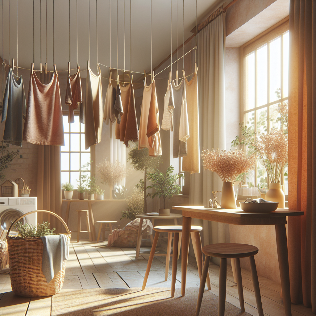 Étendre son linge en plein air : les bienfaits méconnus du séchage au printemps - L'Univers de l'Étendoir