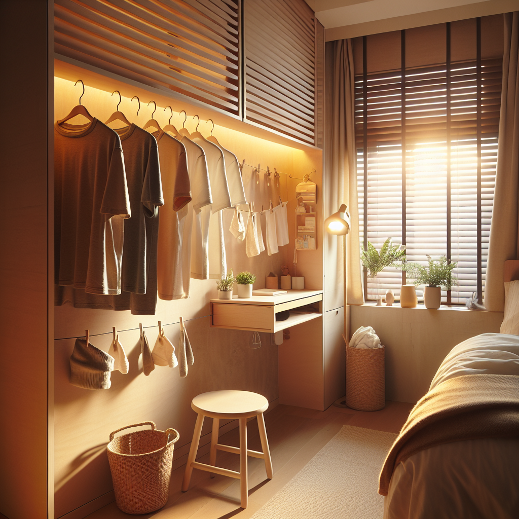 Solutions ingénieuses pour sécher votre linge dans un espace restreint