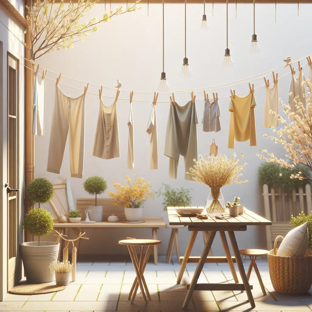 Pourquoi opter pour un étendoir extérieur au printemps ? - L'Univers de l'Étendoir