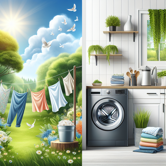 Étendoir extérieur ou sèche-linge électrique : quel choix faire en mai ?