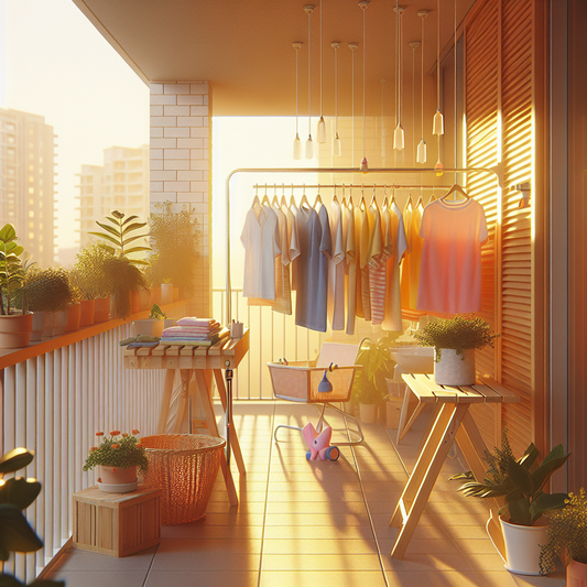 Meilleurs étendoirs à linge pour un balcon ensoleillé au printemps - L'Univers de l'Étendoir