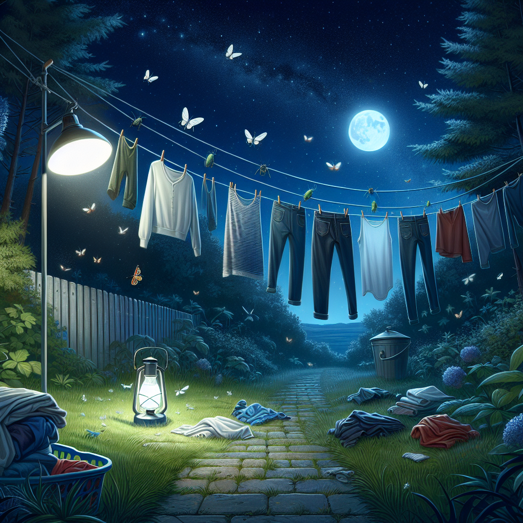 Étendre son linge sous la lune : avantages et inconvénients