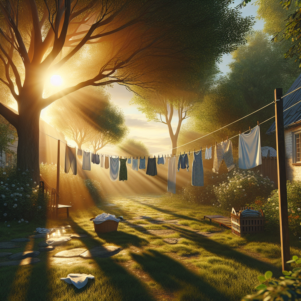 Quel est le meilleur moment de la journée pour étendre son linge ? - L'Univers de l'Étendoir