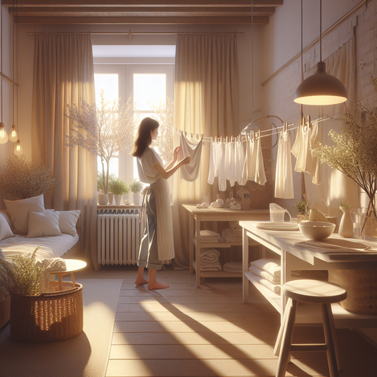 Profitez du printemps : raisons d'adopter l'étendoir à linge dès maintenant