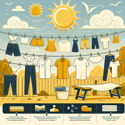 Comment sécher son linge plus vite en été ? - L'Univers de l'Étendoir