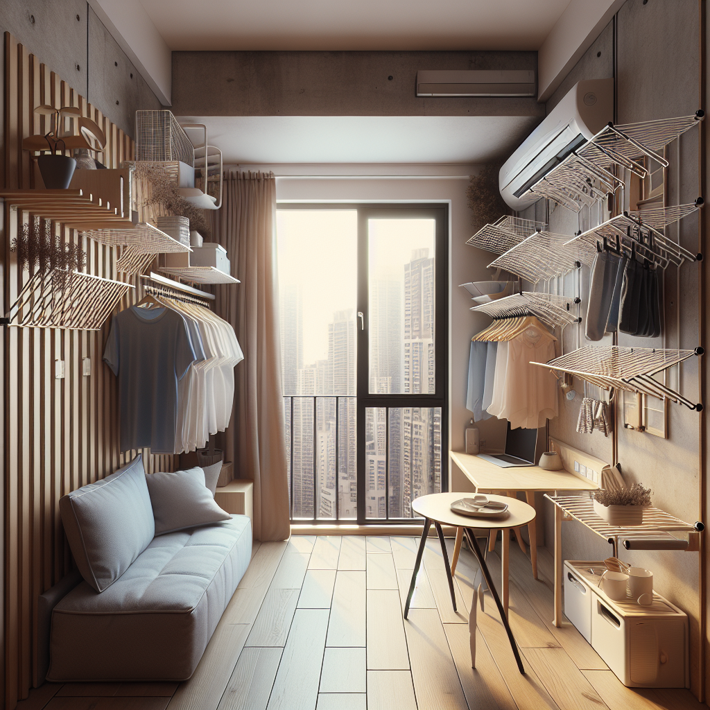 Quel étendoir à linge choisir pour un studio ou un petit espace ? - L'Univers de l'Étendoir