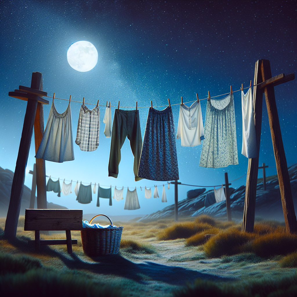 Conseils pour sécher votre linge en extérieur de nuit en toute sécurité