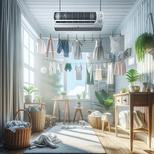 Étendre linge en intérieur : astuces pour éviter l’humidité - L'Univers de l'Étendoir