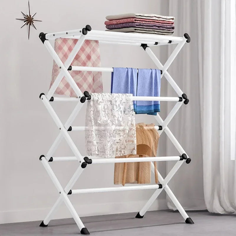 Étendoir à linge Pliable sur pied