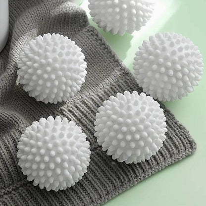 4 Boules Douceur Anti-Froissage Blanches - L'Univers de l'Étendoir