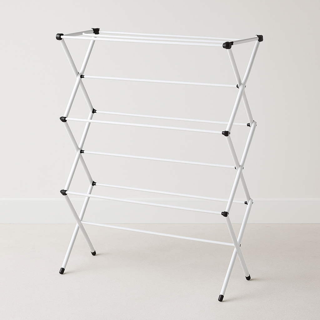 Étendoir à linge Pliable sur pied en Acier