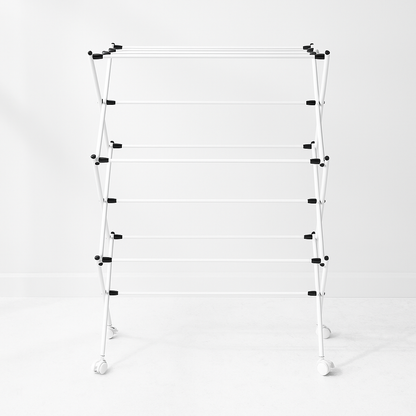 Étendoir à linge Pliable sur pied en Acier
