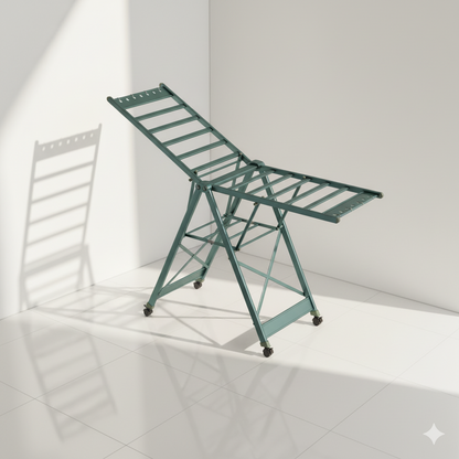 Étendoir à linge Multifonctionnel sur pied en Aluminium L'Univers de l'Étendoir