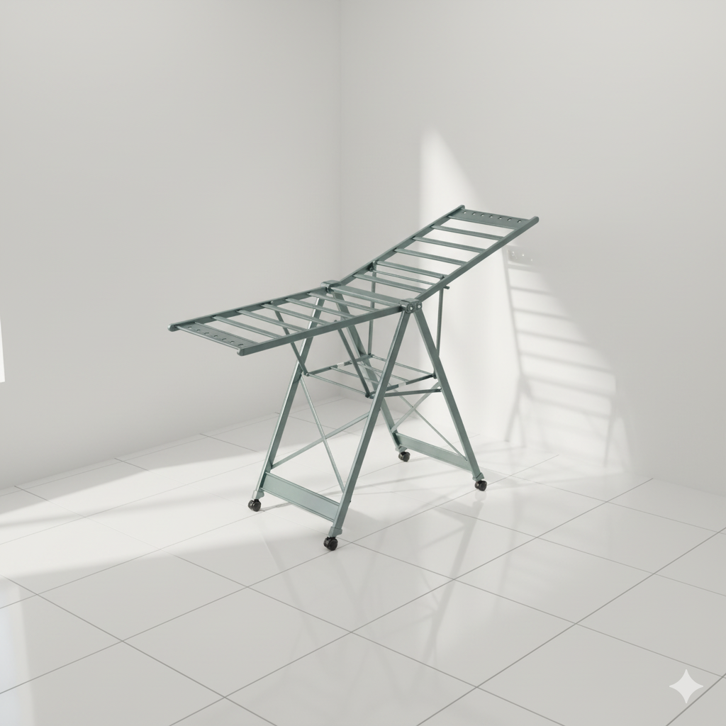 Étendoir à linge Multifonctionnel sur pied en Aluminium L'Univers de l'Étendoir