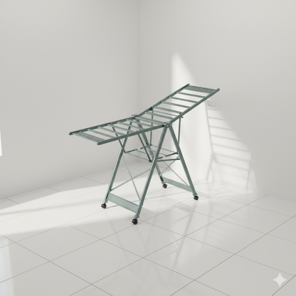 Étendoir à linge Multifonctionnel sur pied en Aluminium L'Univers de l'Étendoir
