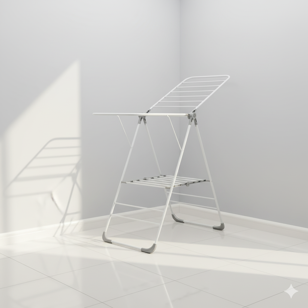 Étendoir à linge Multifonctionnel en Silicone Blanc