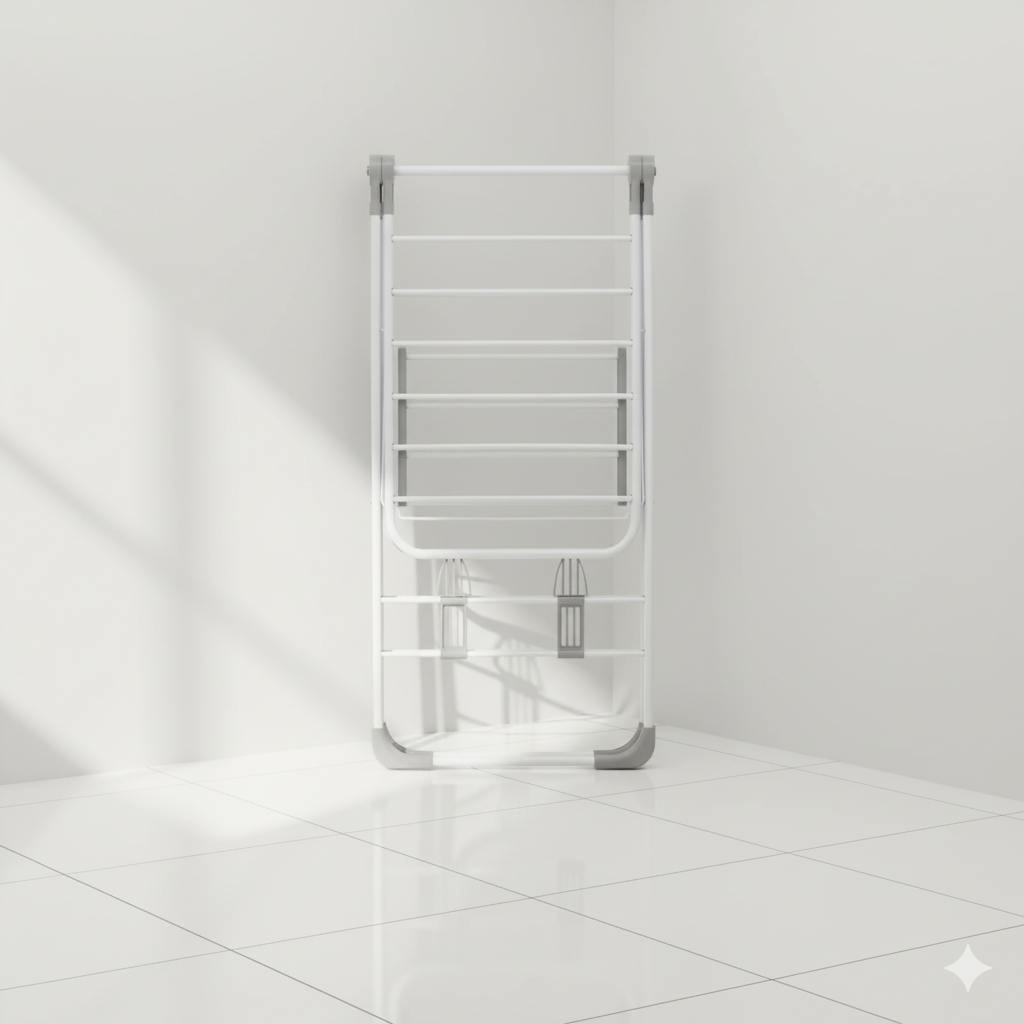 Étendoir à linge Multifonctionnel en Silicone Blanc