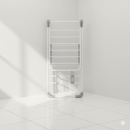 Étendoir à linge Multifonctionnel en Silicone Blanc