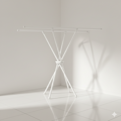 Étendoir à linge sur pied en Acier Carbone