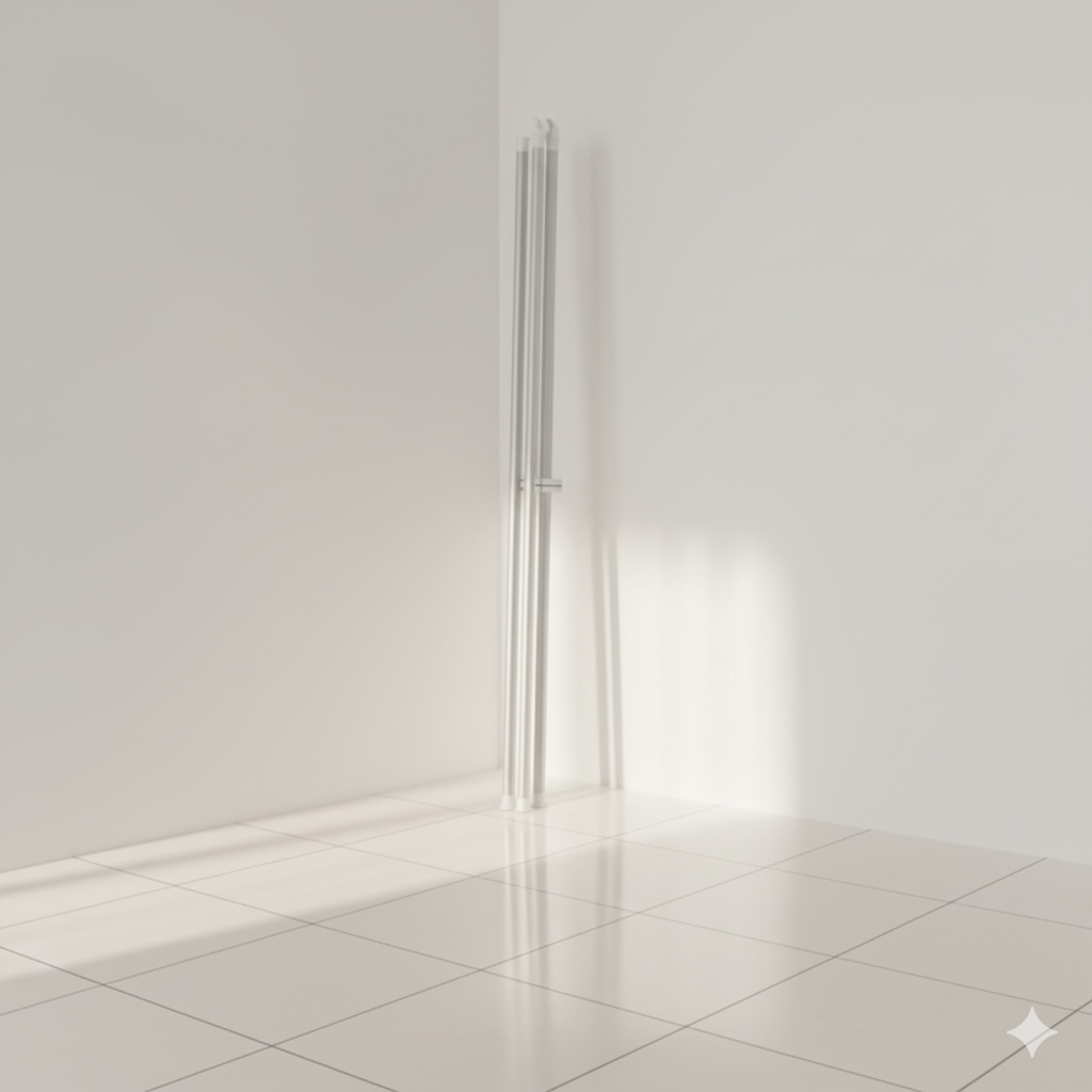 Étendoir à linge sur pied en Acier Carbone