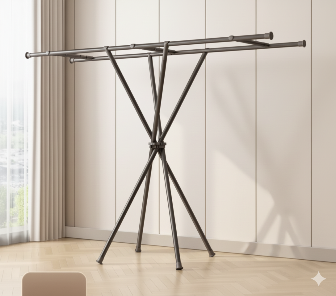 Étendoir à linge sur pied en Acier Carbone L'Univers de l'Étendoir