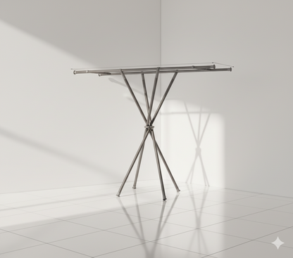 Étendoir à linge sur pied en Acier Carbone