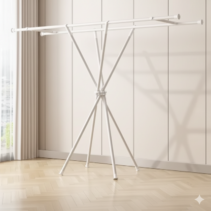 Étendoir à linge sur pied en Acier Carbone
