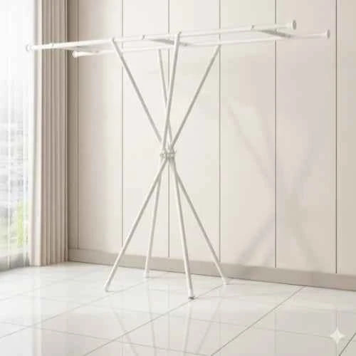 Étendoir à linge pliable en acier carbone