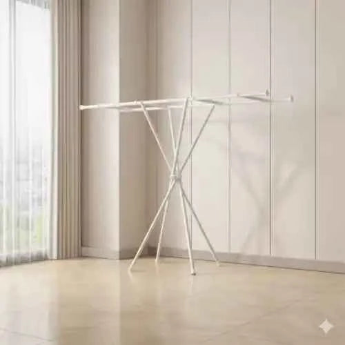 Étendoir à linge pliable en acier carbone