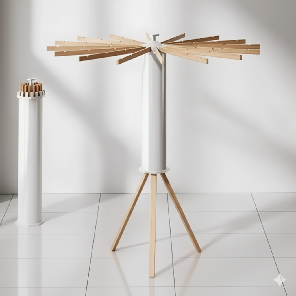 Étendoirs à linge Parapluie en Bois