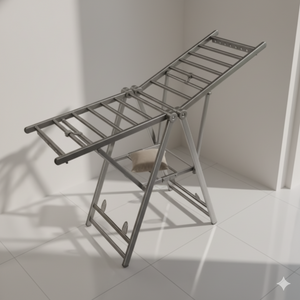 Étendoir à linge pliable double surface