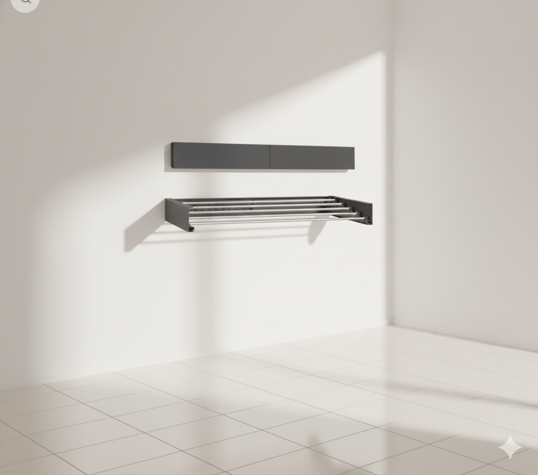 Étendoir à linge Mural Pliable L'Univers de l'Étendoir