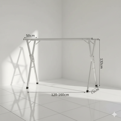 Étendoir à linge Pliable en Acier