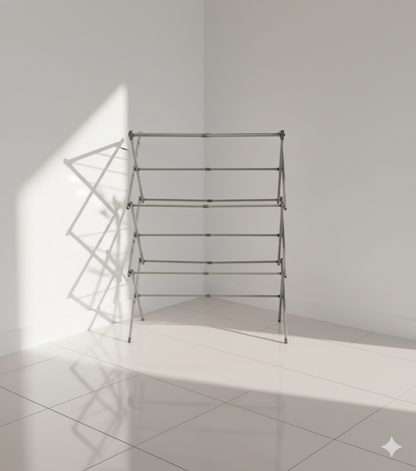 Étendoir à linge Pliable sur pied en Acier