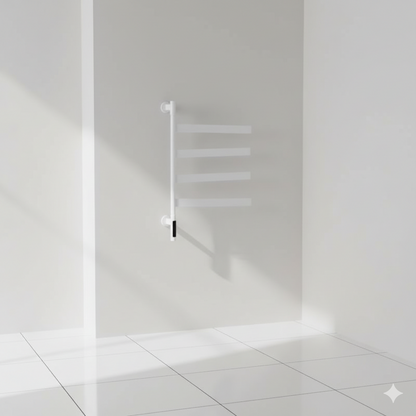 Étendoir à Linge Chauffant Mural Blanc - L'Univers de l'Étendoir