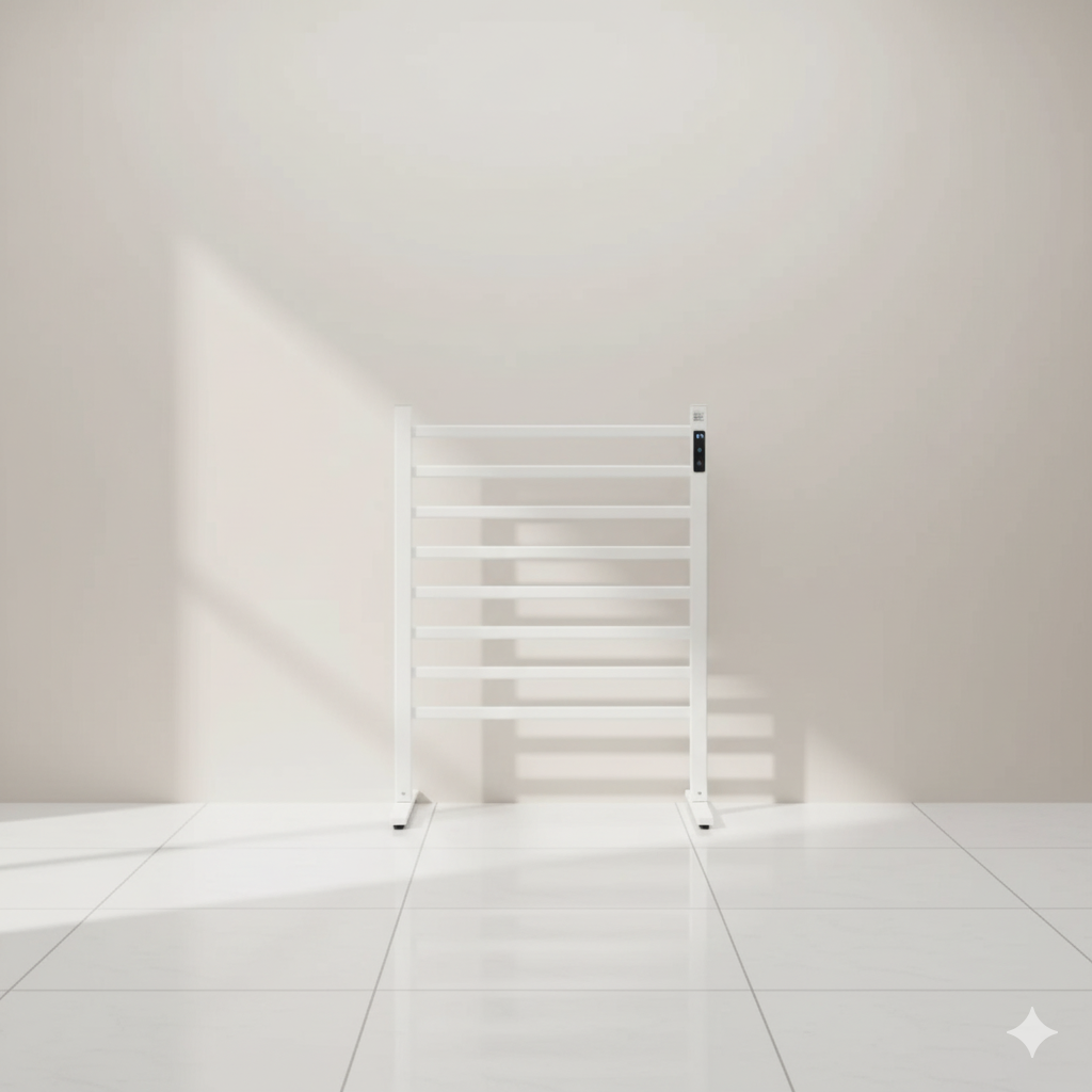 Étendoir à Linge Chauffant sur Pied - L'Univers de l'Étendoir