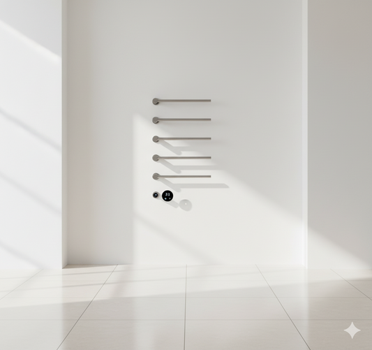 Étendoir à Linge Chauffant Mural Design