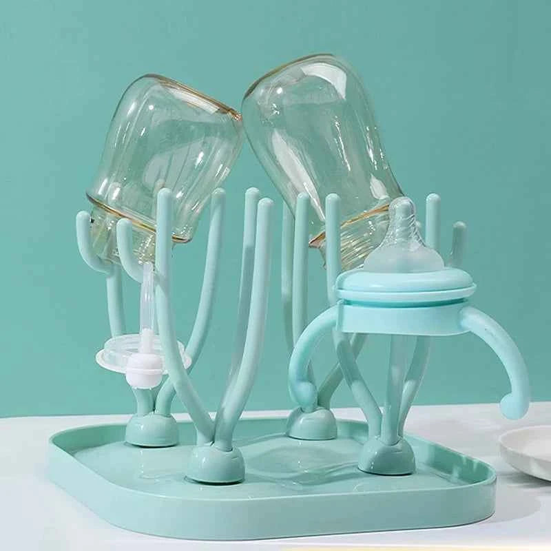 Petit étendoir à linge pour biberons et tétines