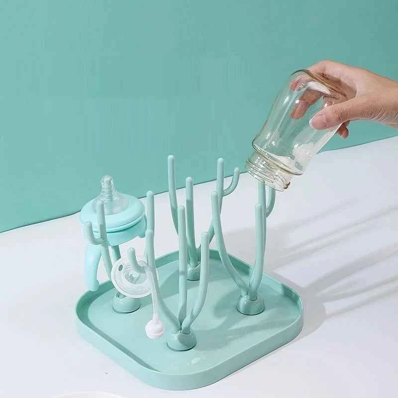 Petit étendoir à linge pour biberons et tétines