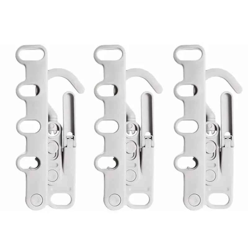 Cintre pour étendoir à linge pliable cinq trous